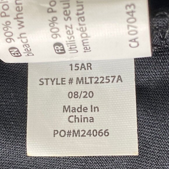 Marika Women's size Small Short Sleeve Open Back Athletic Yoga Top Black - Picture 12 of 12